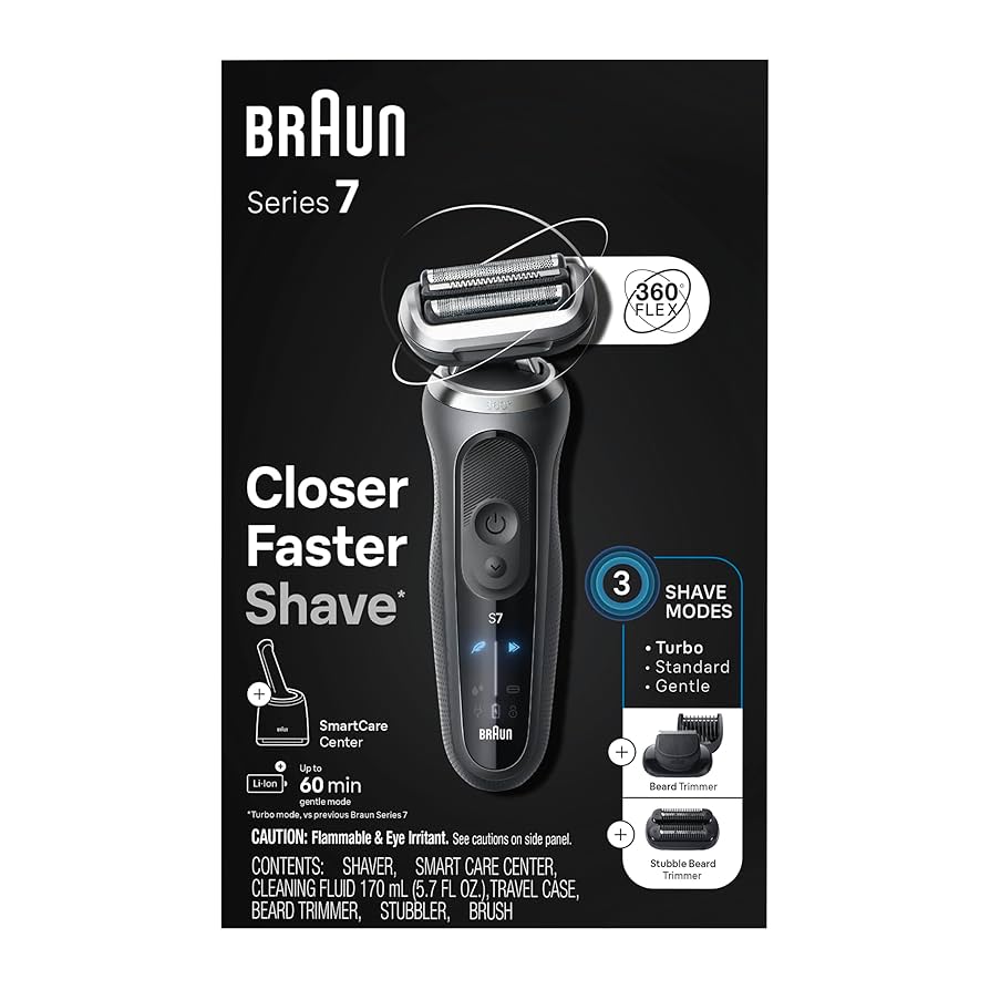 Amazon.com: Braun Electric Shaver for Men, Series 7 7185cc